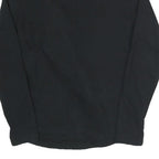 PUMA Womens Black Zip Neck UK 10 Sweatshirt Athletic Casual Pullover