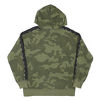 CHAMPION Boys Green Camouflage Hoodie 2XL Cotton Blend Pullover