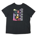 AIR JORDAN Mens Black Graphic T-Shirt XL Short Sleeve Crew Neck Chicago Print
