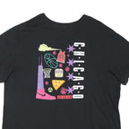 AIR JORDAN Mens Black Graphic T-Shirt XL Short Sleeve Crew Neck Chicago Print