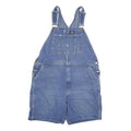 DICKIES Mens Blue Cotton Denim Dungarees Relaxed XL W42 L7 Workwear Pockets