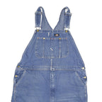 DICKIES Mens Blue Cotton Denim Dungarees Relaxed XL W42 L7 Workwear Pockets