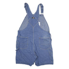 DICKIES Mens Blue Cotton Denim Dungarees Relaxed XL W42 L7 Workwear Pockets