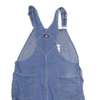 DICKIES Mens Blue Cotton Denim Dungarees Relaxed XL W42 L7 Workwear Pockets