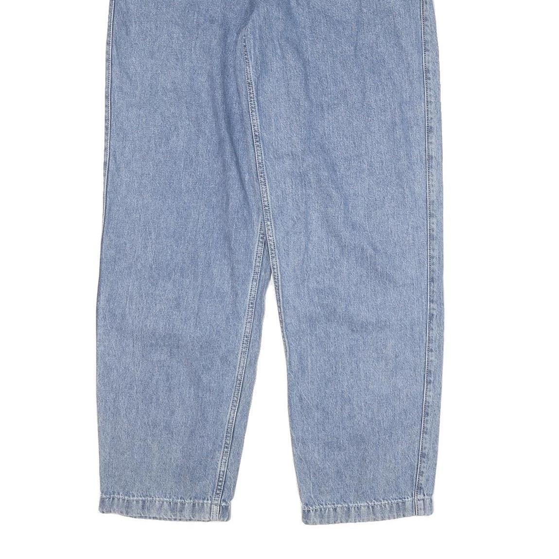 LEVI'S Womens Jeans Blue Relaxed Straight Denim Light W32 L30 Drawstring Waist