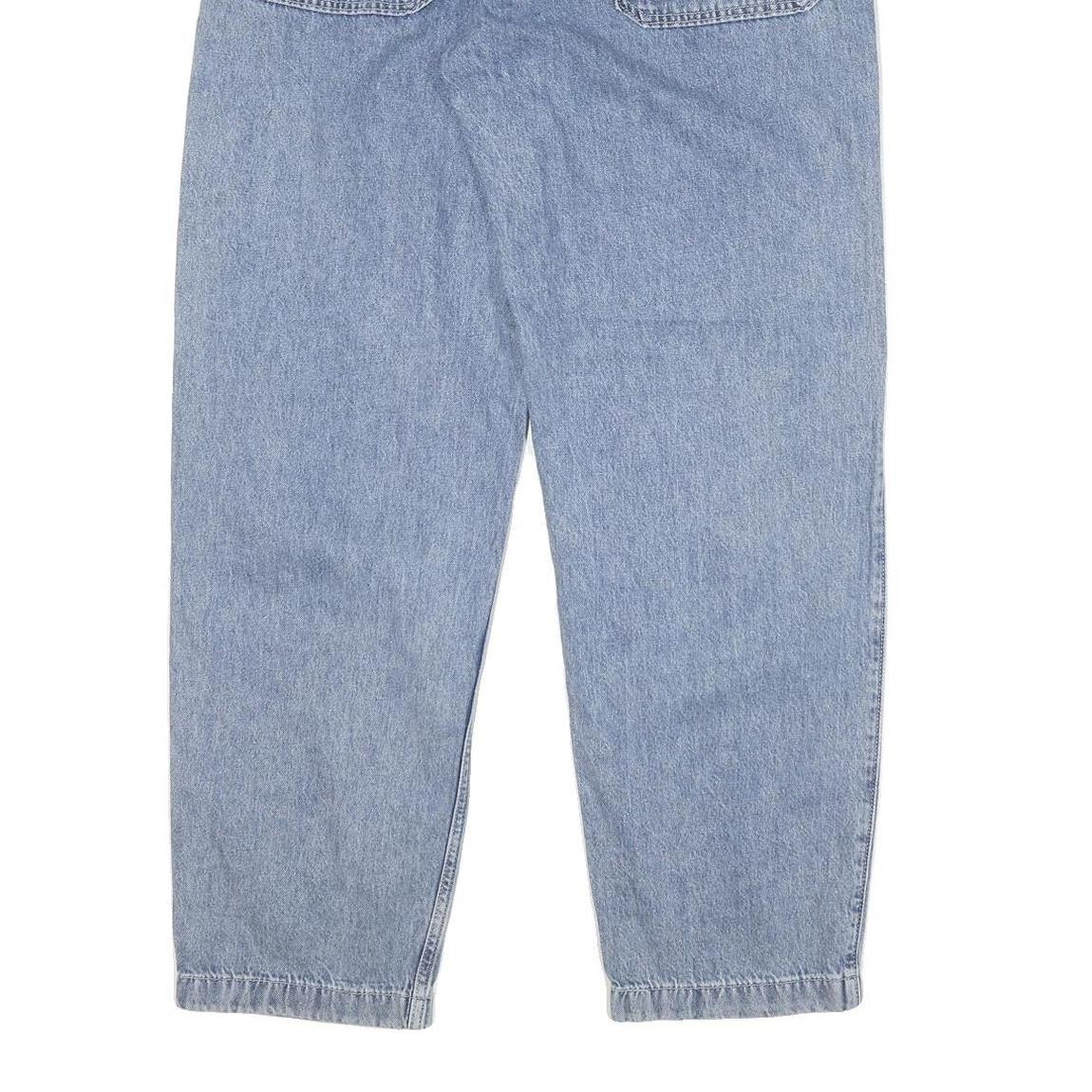 LEVI'S Womens Jeans Blue Relaxed Straight Denim Light W32 L30 Drawstring Waist