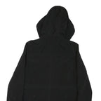 NAUTICA Womens Black Jacket M Polyester Blend Plain Zip Hooded Casual Outerwear