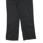 DICKIES Womens Black Regular Fit Straight Leg Trousers Cotton Blend W30 L23