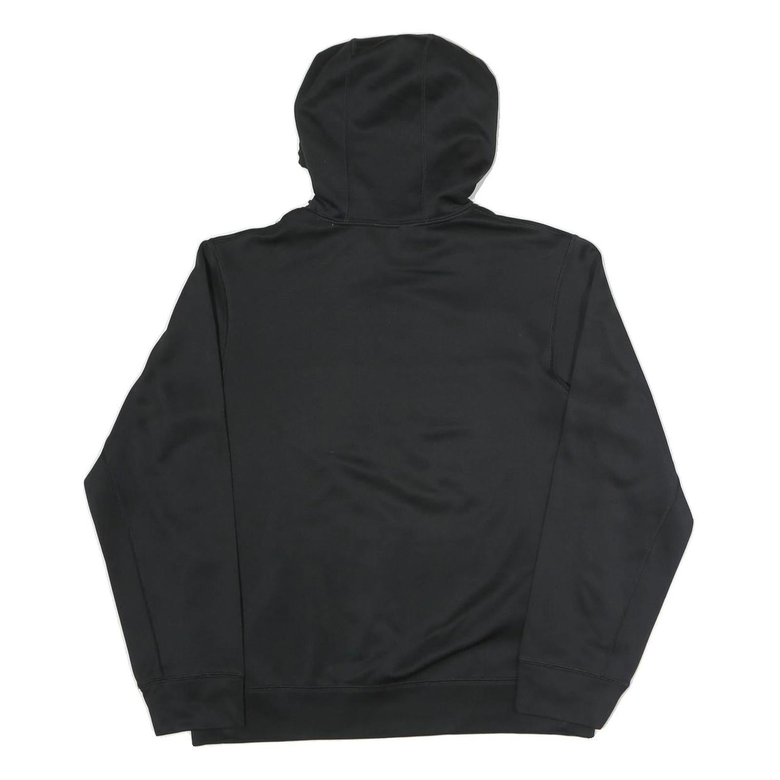 NIKE Mens Black Own The Playoff Polyester Blend Hoodie S College Football