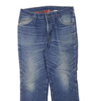 DICKIES Mens Jeans Blue Regular Straight Denim Medium W36 L30 Workwear Durable