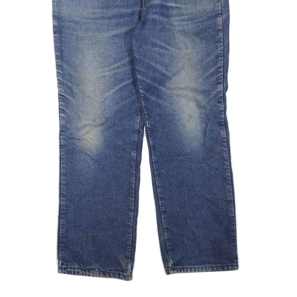 DICKIES Mens Jeans Blue Regular Straight Denim Medium W36 L30 Workwear Durable