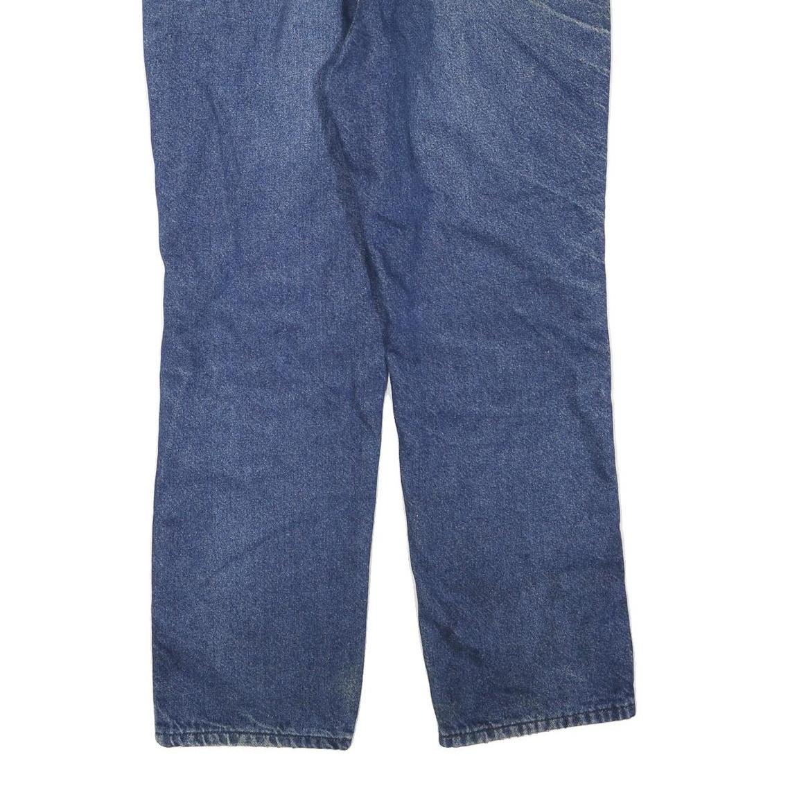 DICKIES Mens Jeans Blue Regular Straight Denim Medium W36 L30 Workwear Durable