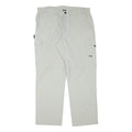 HS Mens Polyester Blend Beige Regular Fit Straight Leg Trousers W37 L31 Cargo