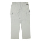 HS Mens Polyester Blend Beige Regular Fit Straight Leg Trousers W37 L31 Cargo