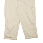 LEE Womens Beige Cotton Blend Cargo Shorts L W31 Casual Relaxed Fit