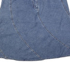 AXCESS Womens Blue Denim A-Line Knee Length Cotton Skirt M Casual Wear