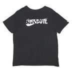 NIKE Mens Black Just Do It Graphic T-Shirt XL Short Sleeve Crew Neck Casual