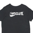 NIKE Mens Black Just Do It Graphic T-Shirt XL Short Sleeve Crew Neck Casual