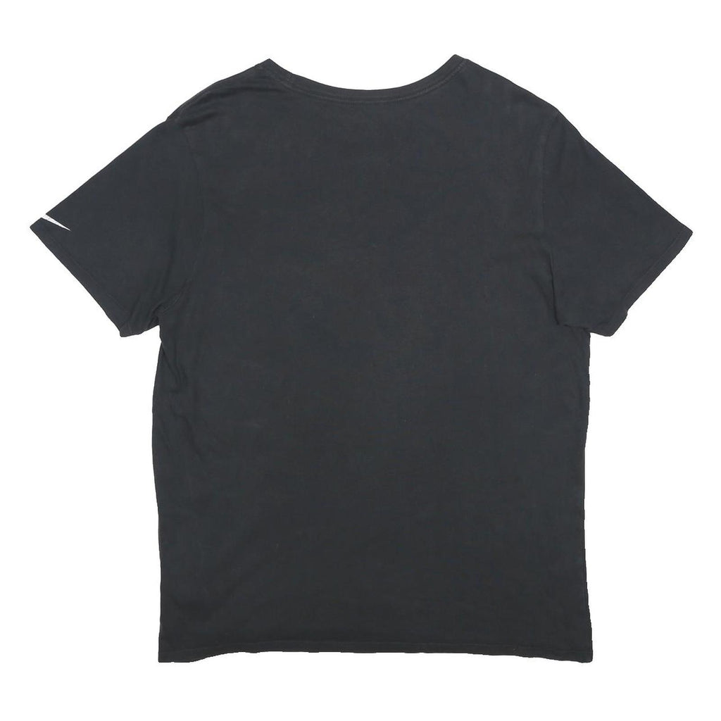 NIKE Mens Black Just Do It Graphic T-Shirt XL Short Sleeve Crew Neck Casual