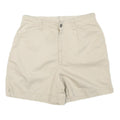 LIZ CLAIBORNE Womens Shorts Beige Casual Plain M W28 Lightweight Cotton Blend