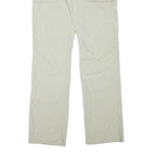FJALLRAVEN Mens Regular Beige Polyester Blend Zip Trousers W33 L35 Outdoor