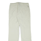 FJALLRAVEN Mens Regular Beige Polyester Blend Zip Trousers W33 L35 Outdoor