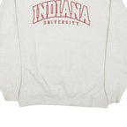 CHAMPION Mens Cream Indiana University Crew Neck M Cotton Blend Sweatshirt