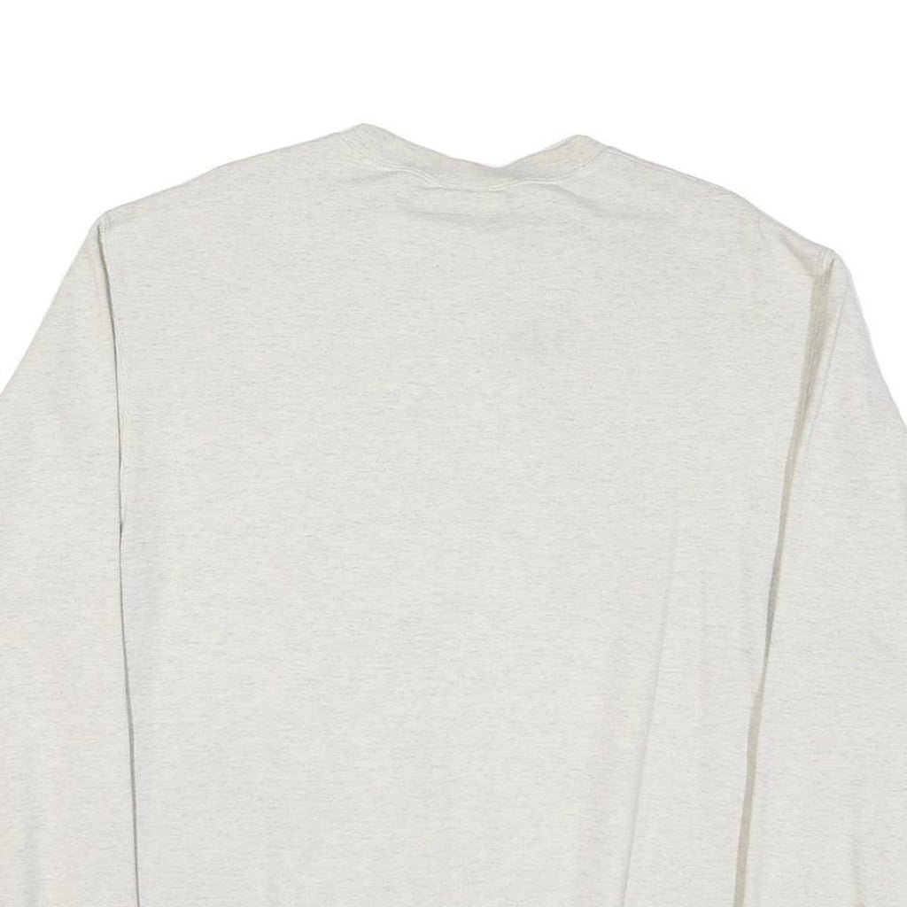 CHAMPION Mens Cream Indiana University Crew Neck M Cotton Blend Sweatshirt