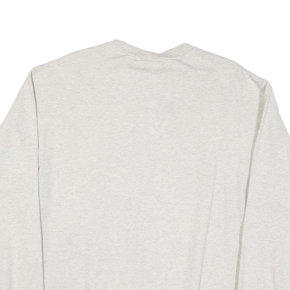 CHAMPION Mens Cream Indiana University Crew Neck M Cotton Blend Sweatshirt