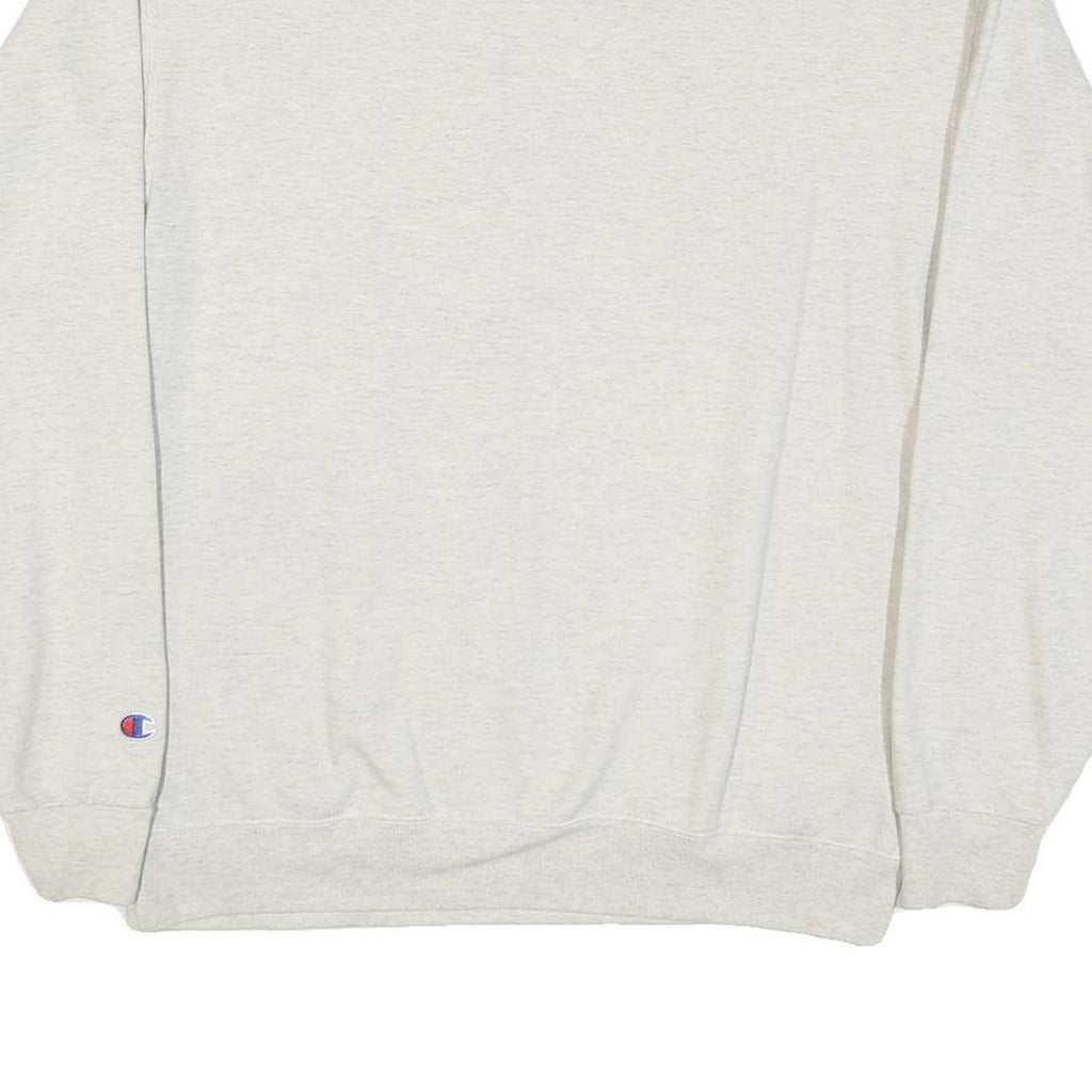 CHAMPION Mens Cream Indiana University Crew Neck M Cotton Blend Sweatshirt
