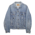 LEVI'S Womens Blue Denim Jacket M Cotton Classic Button Closure Vintage Style