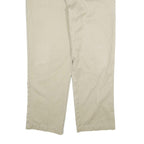 DICKIES Mens Cotton Blend Beige Regular Fit Straight Trousers W40 L29 Workwear