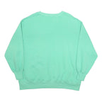 NIKE Womens Green Crew Neck XL Cotton Blend Sweatshirt Casual Sportswear