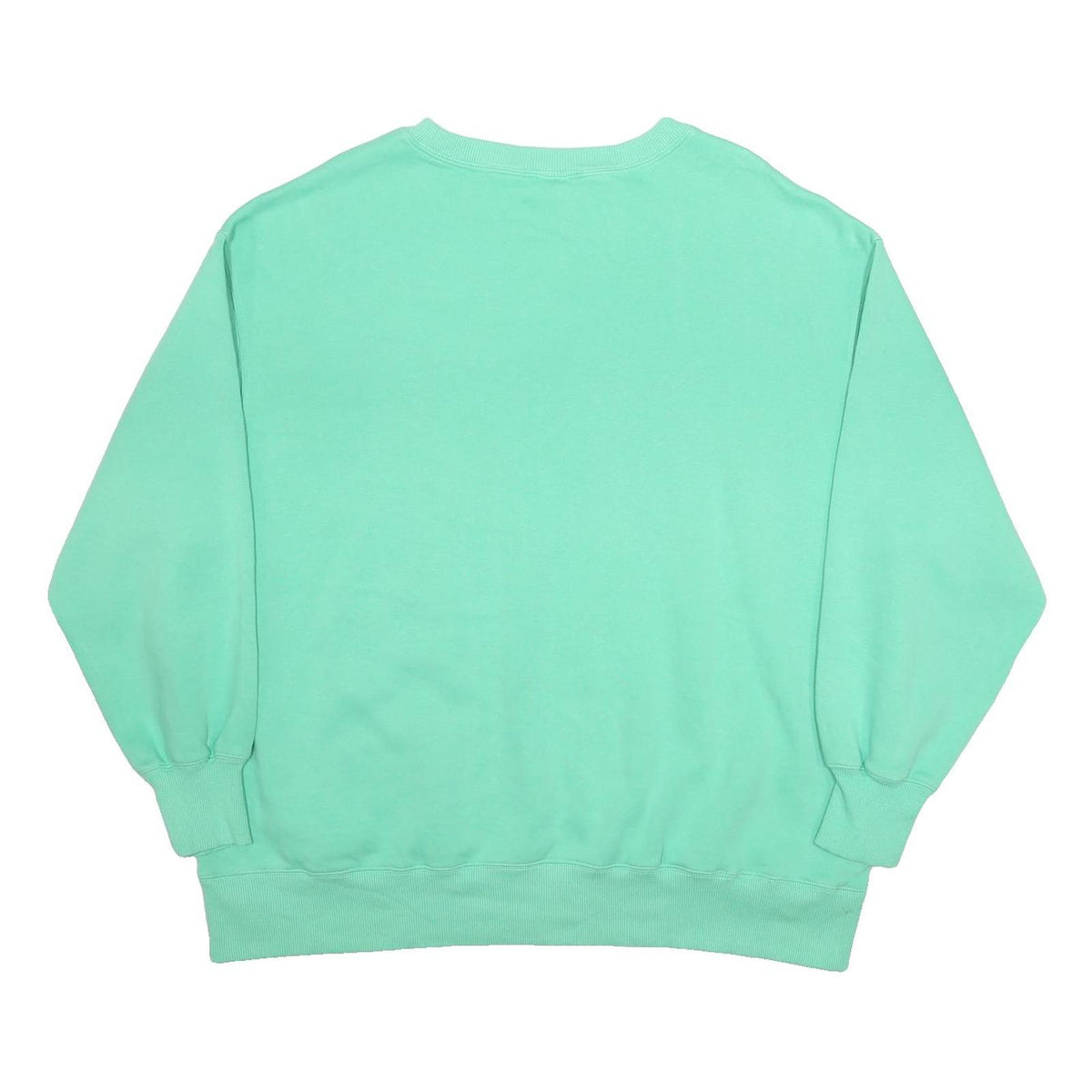 NIKE Womens Green Crew Neck XL Cotton Blend Sweatshirt Casual Sportswear