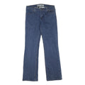 HARLEY DAVIDSON Womens Regular Blue Denim Button Jeans W32 L31 Classic Fit