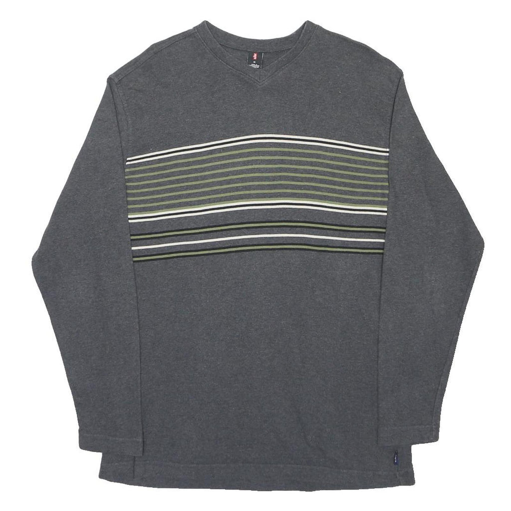LEVI'S Mens Grey Sweatshirt Crew Neck M Cotton Blend Casual Pullover
