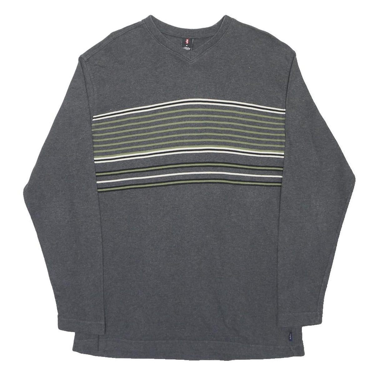 LEVI'S Mens Grey Sweatshirt Crew Neck M Cotton Blend Casual Pullover
