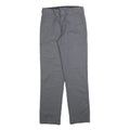 DICKIES Mens Grey Slim Straight Trousers Cotton Blend W28 L28 Workwear Casual