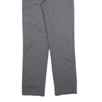 DICKIES Mens Grey Slim Straight Trousers Cotton Blend W28 L28 Workwear Casual