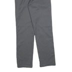 DICKIES Mens Grey Slim Straight Trousers Cotton Blend W28 L28 Workwear Casual