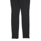 TRUE RELIGION Womens Black Slim Skinny Zip Polyester Blend Trousers W25 L28