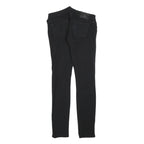 TRUE RELIGION Womens Black Slim Skinny Zip Polyester Blend Trousers W25 L28