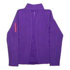 THE NORTH FACE Womens Purple Pullover Plain 1/4 Zip Polyester M Outdoor