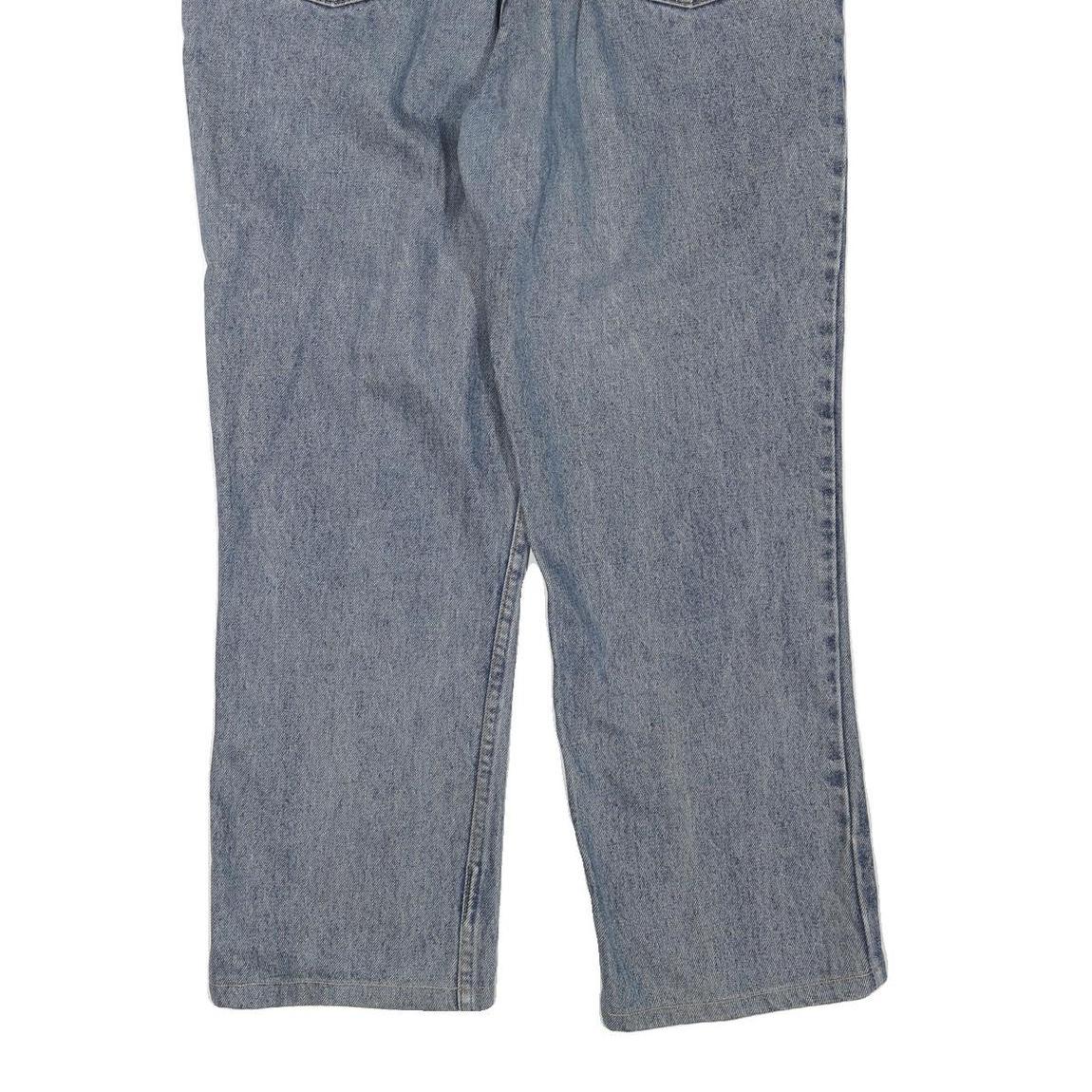 LEVI'S Womens Regular Fit Straight Leg Denim Medium Wash W34 L27 Classic Blue