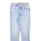 LEVI'S 501S Womens Jeans Blue Regular Straight Denim Light W24 L28 Classic Cut