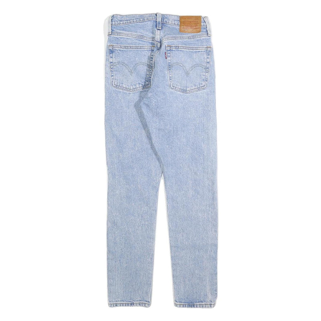 LEVI'S 501S Womens Jeans Blue Regular Straight Denim Light W24 L28 Classic Cut