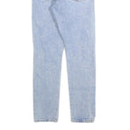 LEVI'S 501S Womens Jeans Blue Regular Straight Denim Light W24 L28 Classic Cut