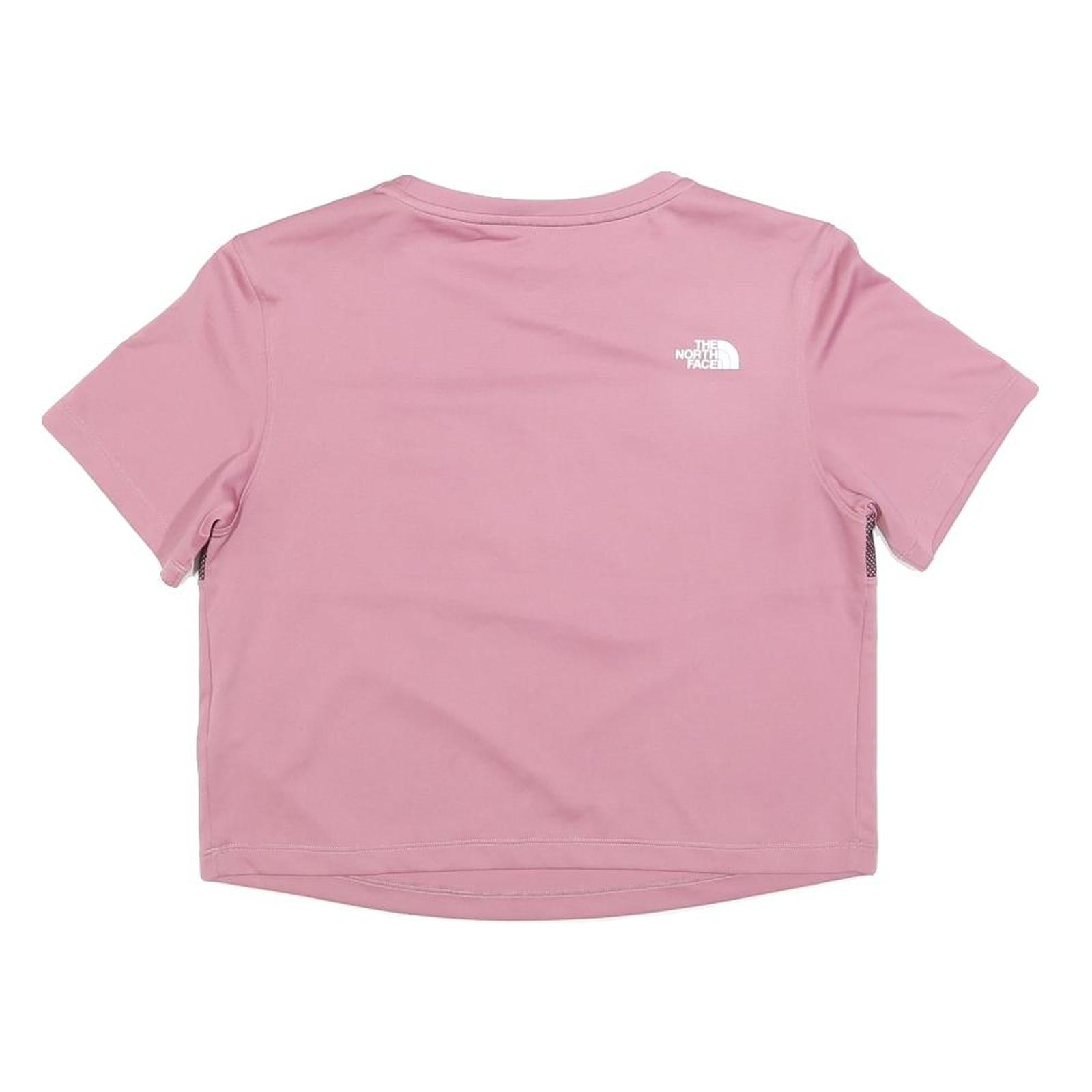 THE NORTH FACE Womens Pink Graphic T-Shirt S Short Sleeve Crew Neck Sports