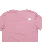 THE NORTH FACE Womens Pink Graphic T-Shirt S Short Sleeve Crew Neck Sports