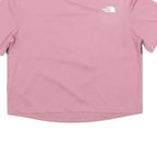 THE NORTH FACE Womens Pink Graphic T-Shirt S Short Sleeve Crew Neck Sports